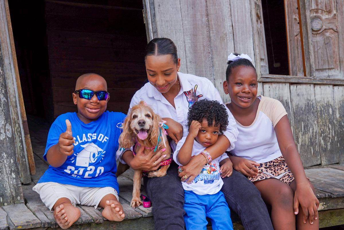 Familia acompañada por CORPUSOI en Quibdó, Chocó